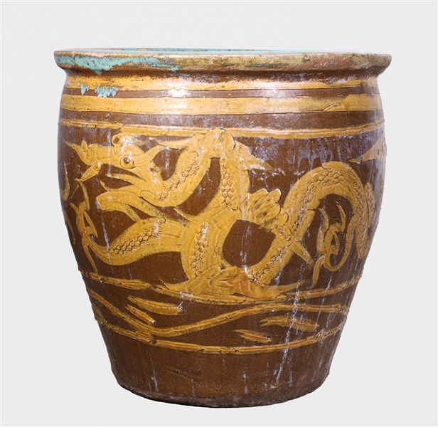 Chinese ceramic dragon planter 304abc