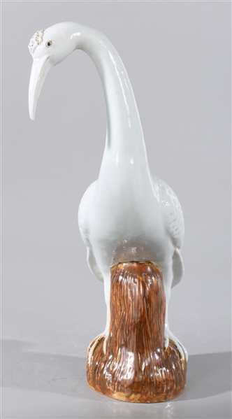 Chinese ceramic white glaze heron