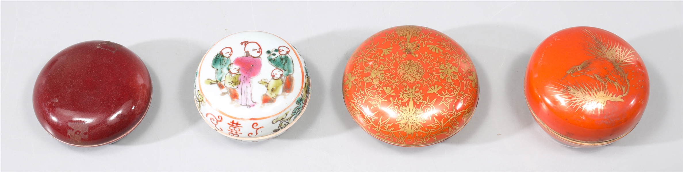 Group of four antique Chinese ceramic 304aca