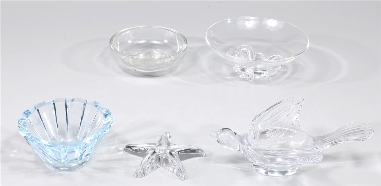 Group of five fine crystal collection  304b66