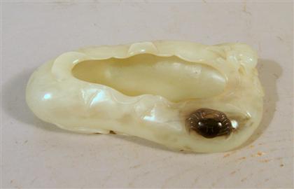 Chinese white jade brush washer 4d46a