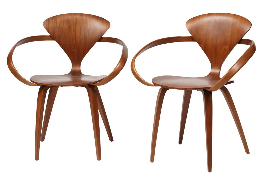 NORMAN CHERNER: PAIR OF DINING