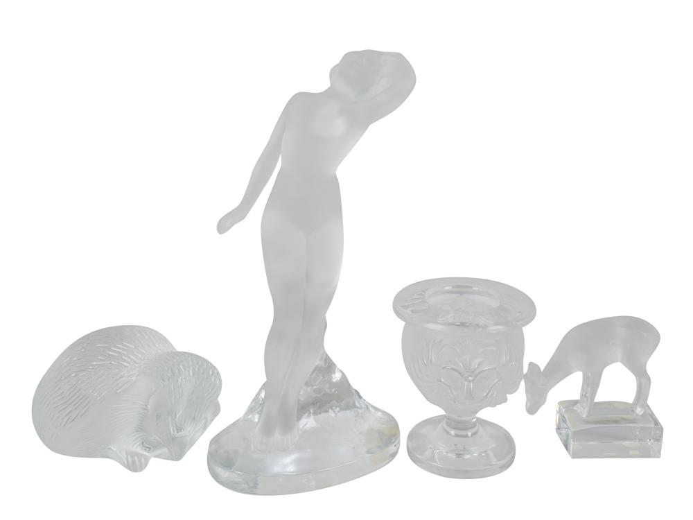 COLLECTION OF LALIQUE GLASS FIGURESCollection