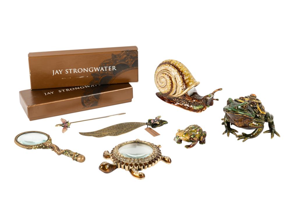 COLLECTION OF JAY STRONGWATER DESK