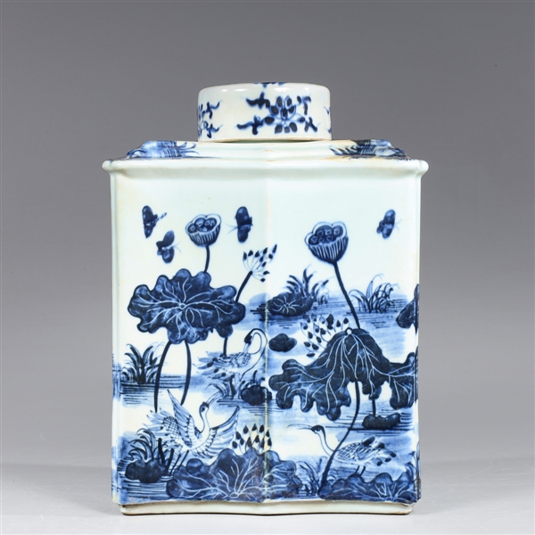 Large Chinese blue and white porcelain