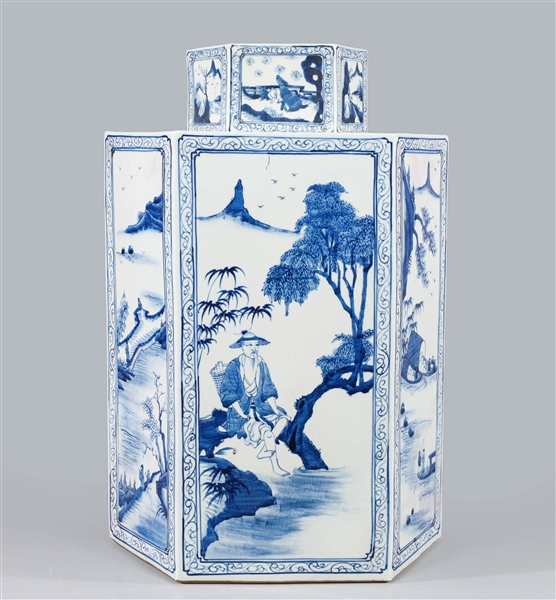 Very large Chinese blue and white 30503b
