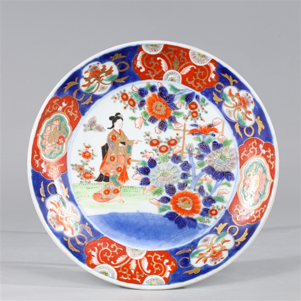 Japanese Imari plate with center