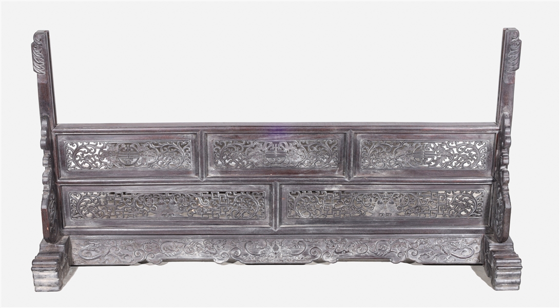 Large Chinese carved wood openwork 305048