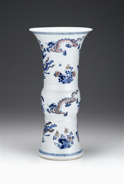 Important Chinese copper, blue and white