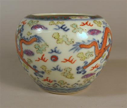 Chinese wucai bowl Kangxi mark  4d4e5