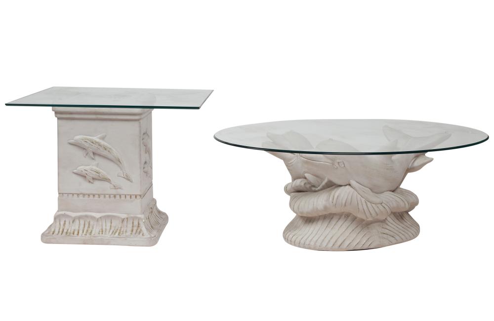 DOLPHIN COFFEE TABLE AND SIDE TABLEDolphin 305121