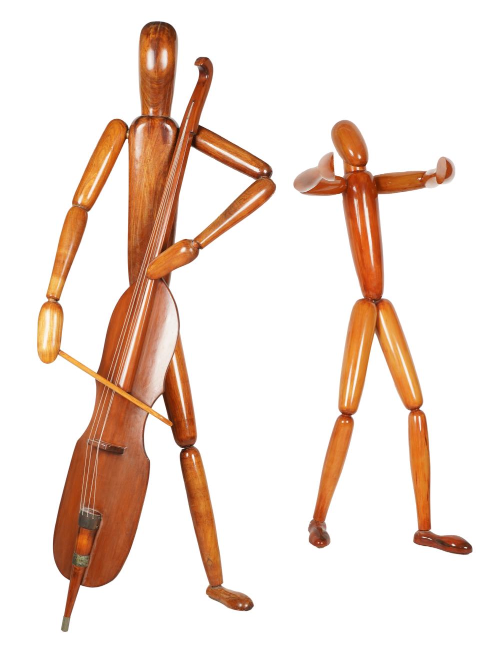 TWO NEW ZEALAND SCULPTURES OF MUSICIANSTwo 305175