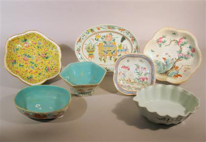 Seven Chinese famille rose porcelain 4d510