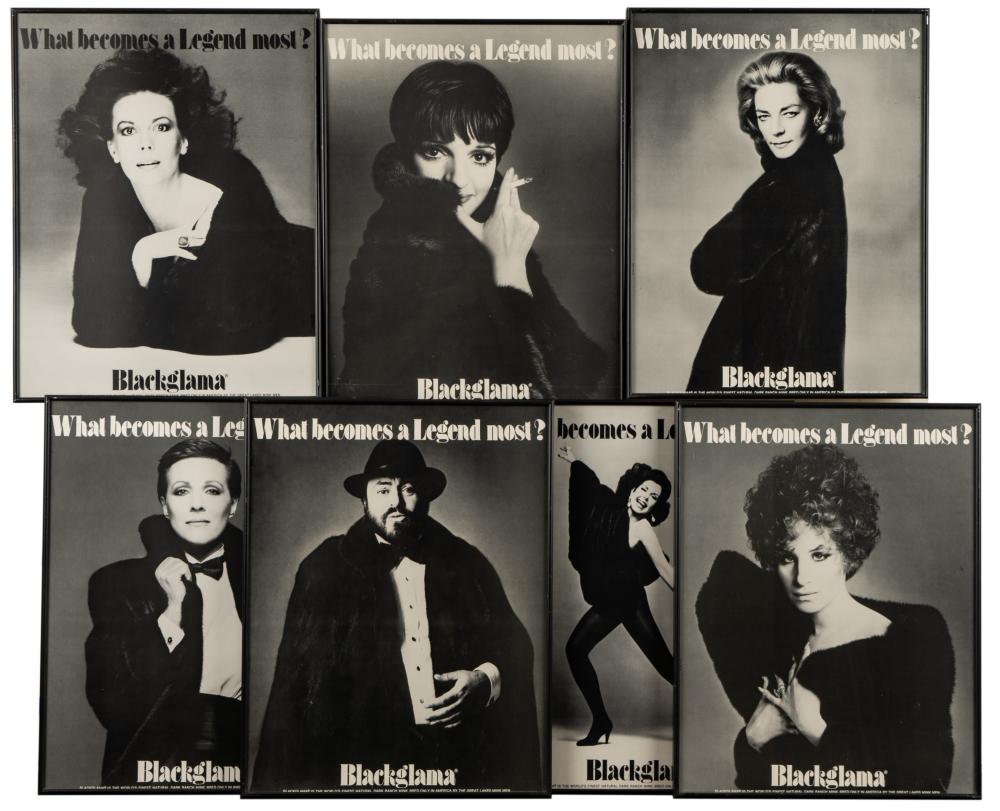 SEVEN BLACKGLAMA MINK ADVERTISEMENT