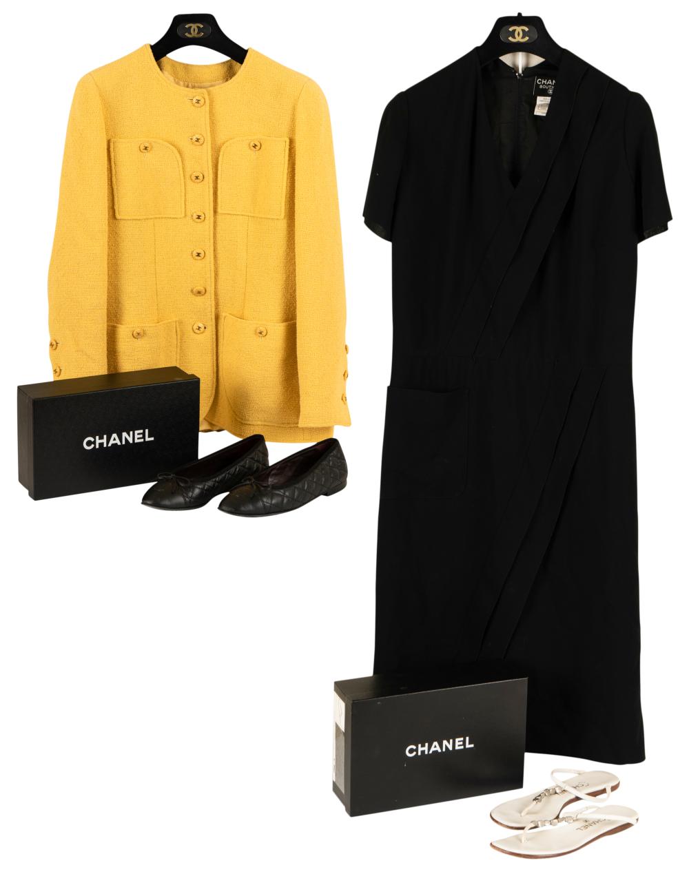 COLLECTION OF CHANEL BOUTIQUE CLOTHING