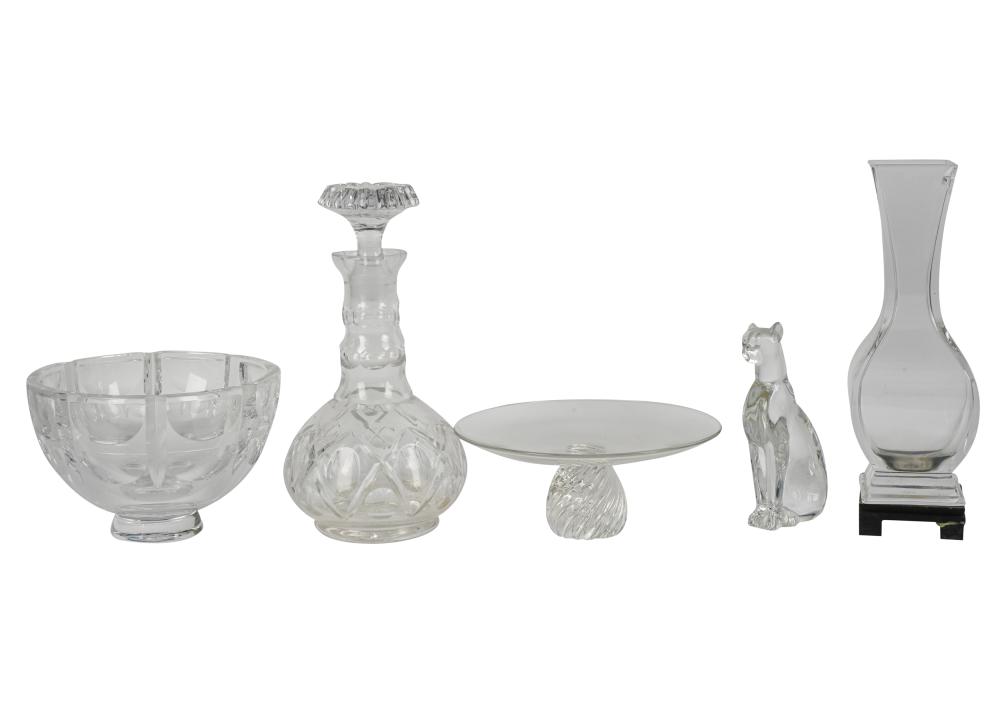 COLLECTION OF CRYSTAL- BACCARAT,