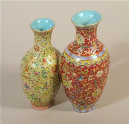 Unusual Chinese famille rose porcelain
