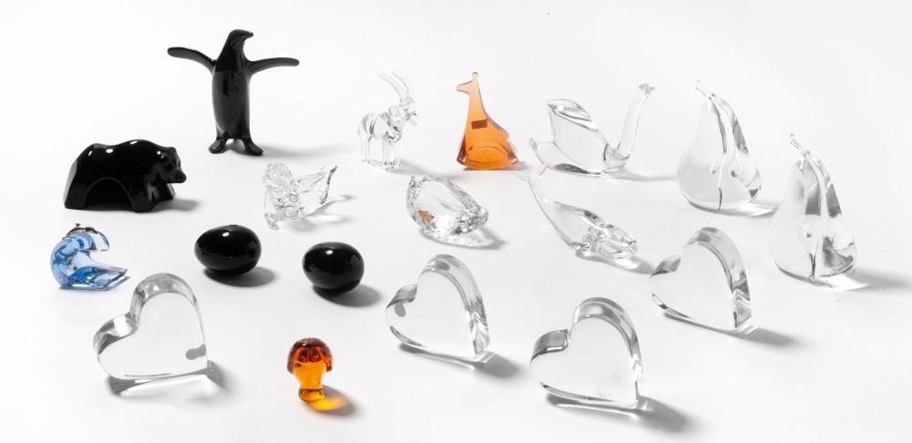 COLLECTION OF BACCARAT CRYSTAL FIGURES