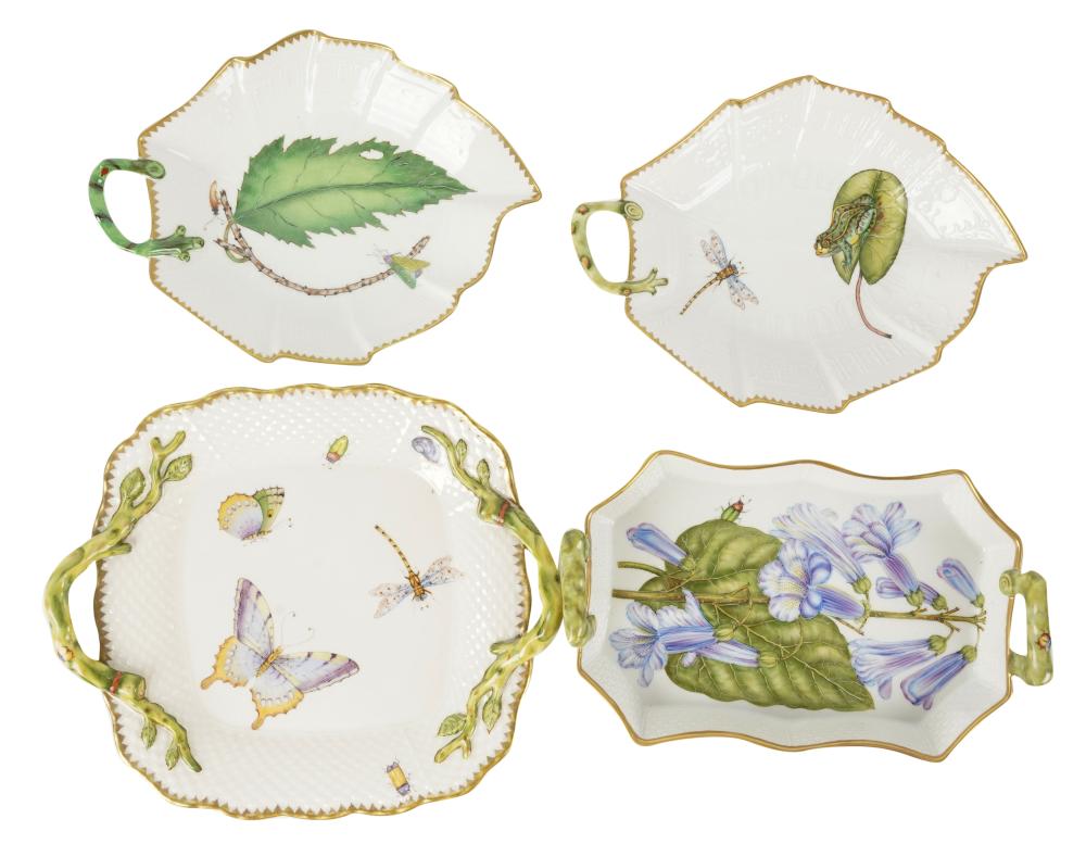 FOUR ANNA WEATHERLY PORCELAIN SERVING 305460