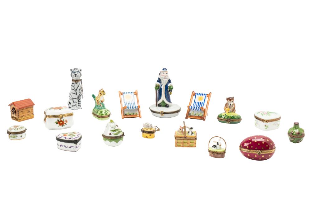 COLLECTION OF LIMOGES PORCELAIN 3054dc