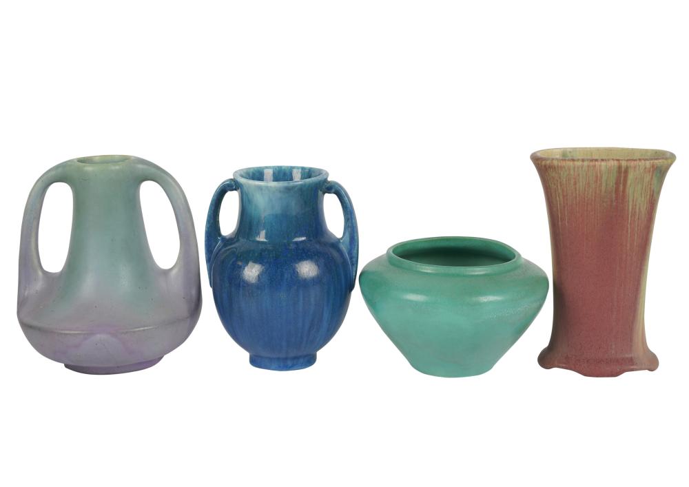 GROUP OF AMERICAN ART POTTERY VESSELSGroup