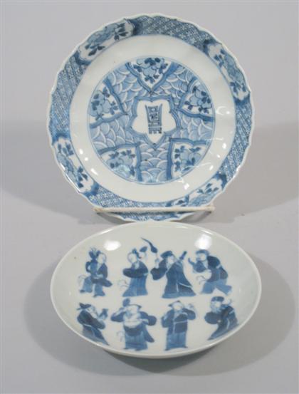 Two Chinese blue and white plates 4d55b