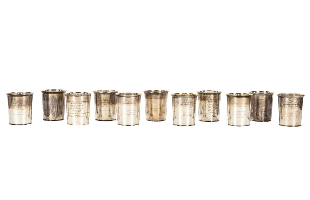 SET OF WALLACE STERLING TROPHY JULEP