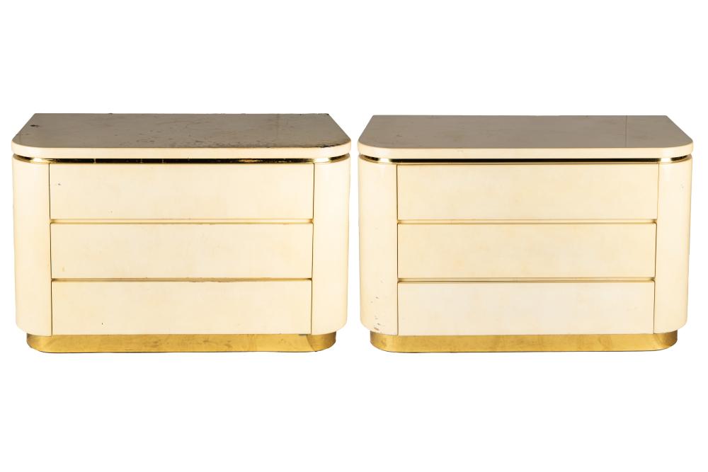 PAIR OF MODERNIST LACQUERED CHESTS 305652