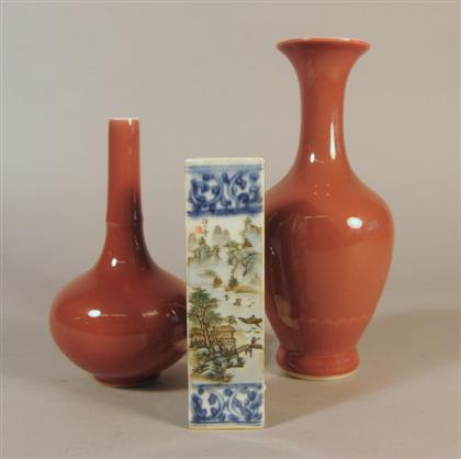 Three Chinese republic-period ceramics