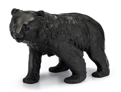 Japanese bronze bear    late 19th century