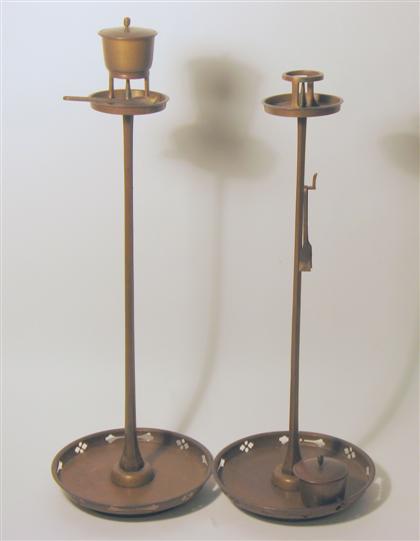 Two pairs of Japanese candlestands 4d5a4