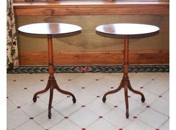 A pair of ca 1820 s oval inlaid 3058e1