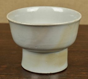 An antique white celadon glazed