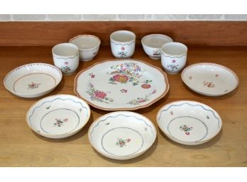 Assorted antique Chinese export porcelain,