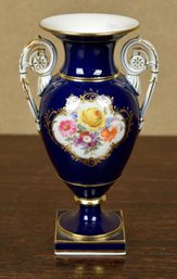 An antique Meissen signed cobalt