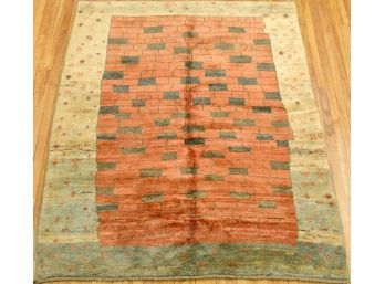 A vintage Gebbeh area rug with 3059a8