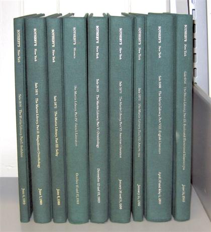 9 vols.  (Auction Catalogues.)