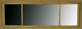 A 19th C gilt decorated over mantle 305a19