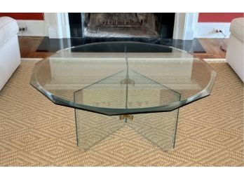 A modern coffee table with a twelve