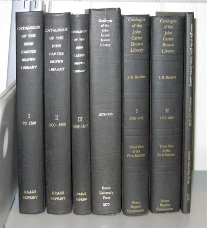 7 vols John Carter Brown Library  4d5d8