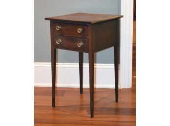 A 19th C. Hepplewhite cherry two