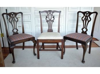 A pair of Queen Anne style mahogany 305aad