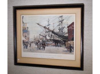 A vintage lithograph published