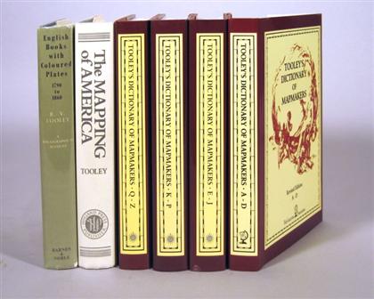 6 vols Tooley R V Books on 4d5e5