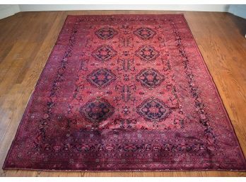 An antique Bokara area rug with