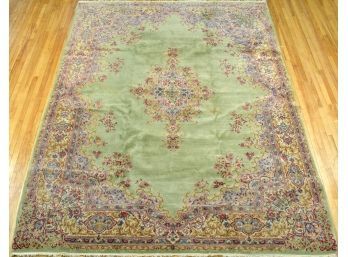 A vintage green field Kerman roomsize 305b85