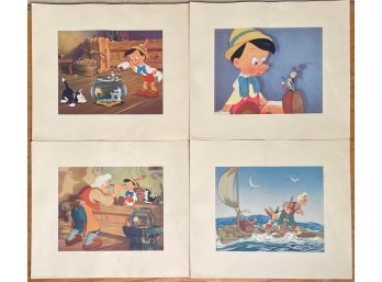 Four 1939 Disney Pinocchio lithographs  305bd6
