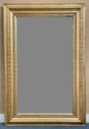 Antique mirror with a ripple cut gilt