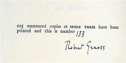 1 vol Graves Robert Poems 1929  4d611