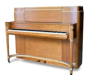 A vintage Steinway & Sons upright